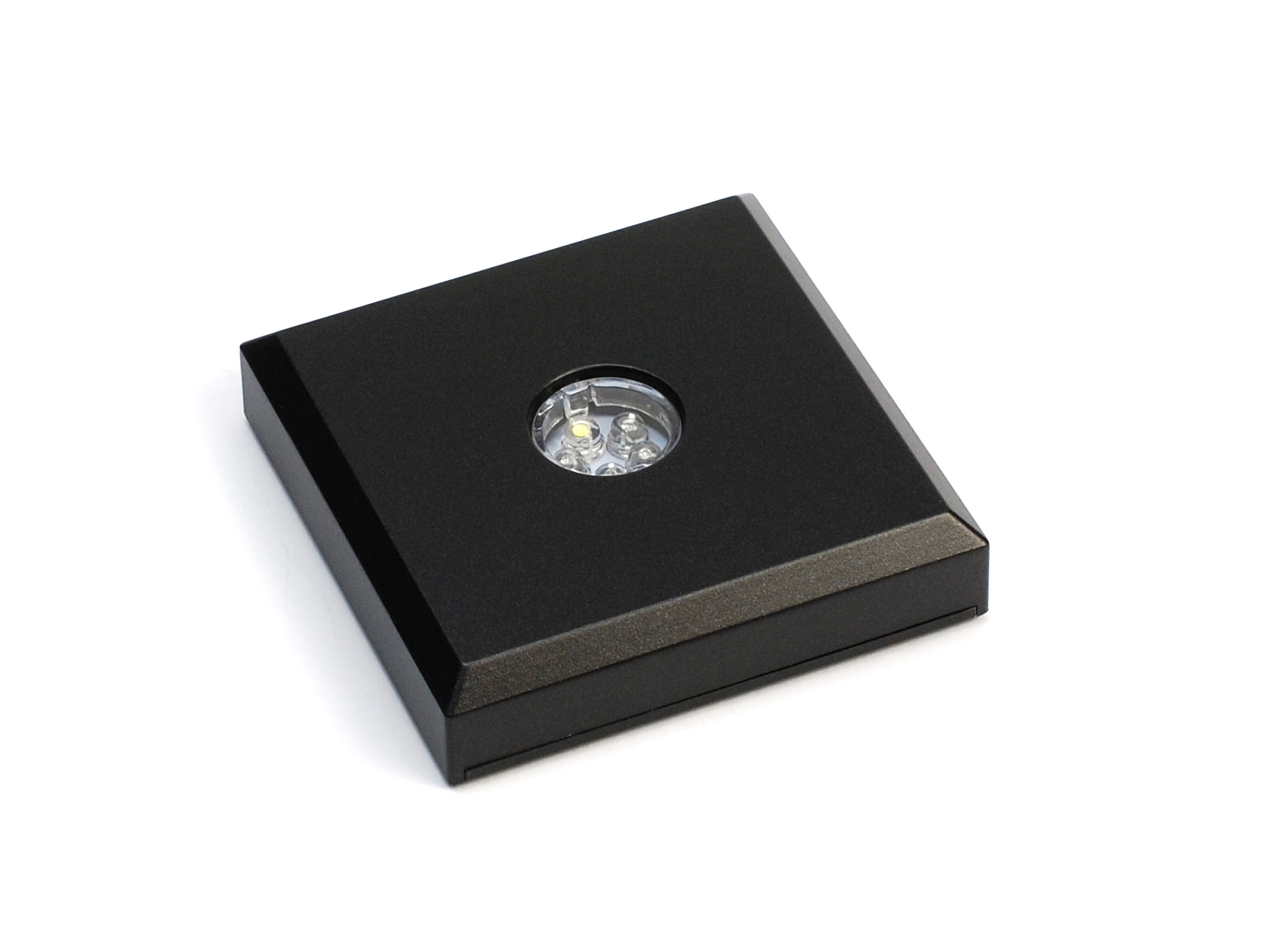 Led Module 70 70 LED base, black, 70 x 70 mm | O81