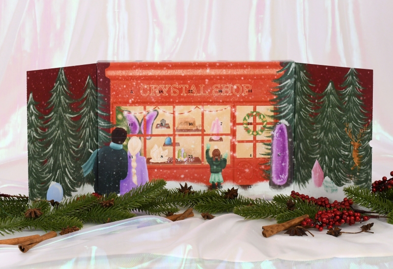 Adventskalender 2026, rotes Cover
