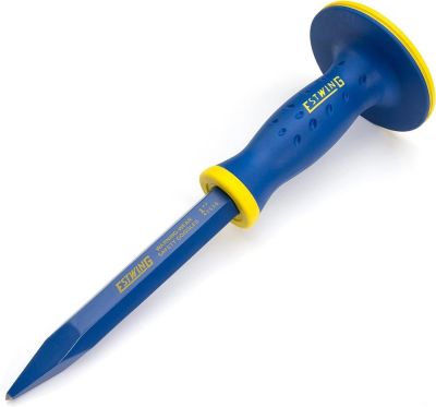 Estwing pointed chisel w/ grip guard - 42516 -