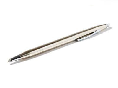 Diamond pen in ballpoint look