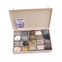 Stratigrafische Sammlung: 20 Gesteine (90x120 mm)