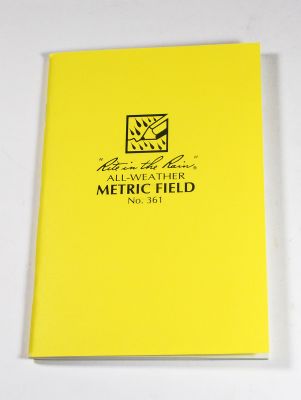 Feldbuch geheftet / 17x6 + 2x2 mm