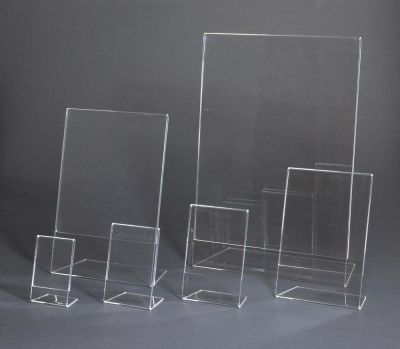 Schilderhalter aus Acrylglas