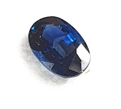 Sapphire, faceted