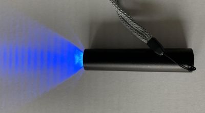 Kleine UV-Taschenlampe,  LED 365 nm (langwellig)