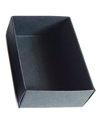 Packung mit 25 Faltschachteln, schwarz (79 x 51 mm)