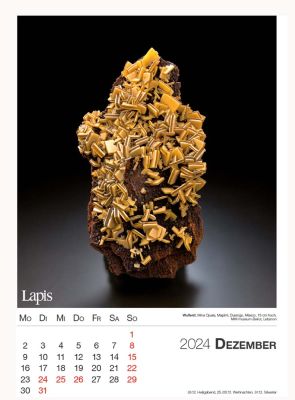 Mineralien-Kalender 2024