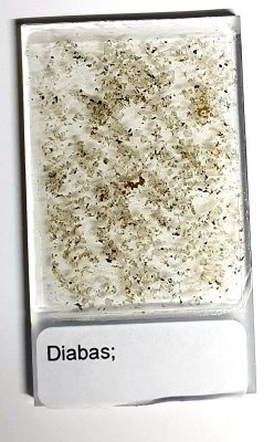 Thin section "Diabase"