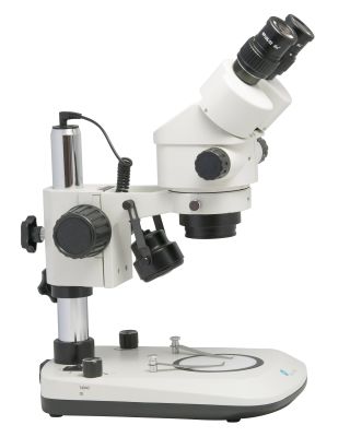 BMS Stereomicroscope "133 LED-Zoom", 7x - 45x zoom magnification, LED