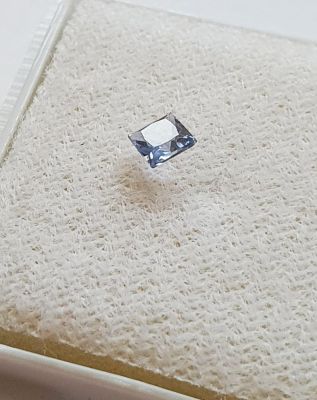 Sapphire (clear), light blue, faceted