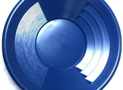 SE Gold Pan - 30 cm blue plastic