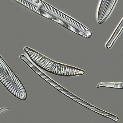 Diatoms - strewn mount, IT