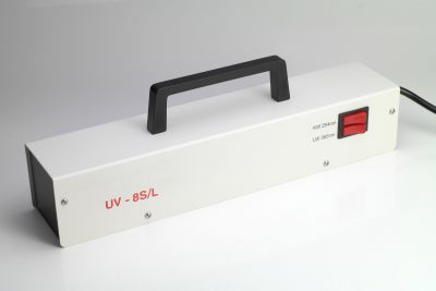 portable UV lamp (33,5 cm), 8 W (short & long wavelength)