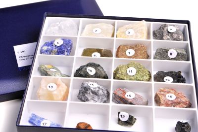 Study Collection: 20 rock-forming minerals